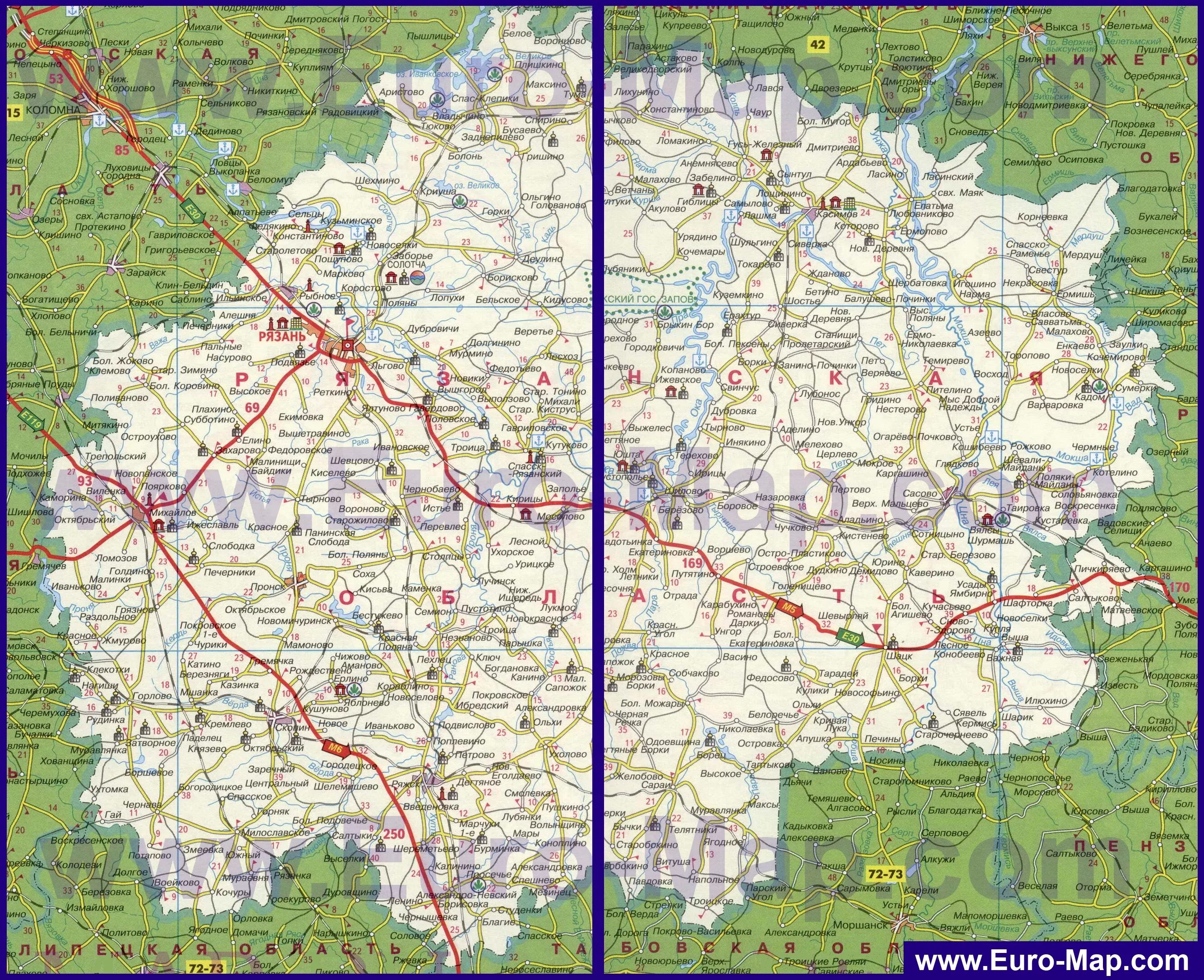 Рязанская область города список. Карта автомобильных дорог Рязанской области с населенными пунктами. Карта Рязанской области подробная с деревнями. Рязанская область на карте с деревнями. Карта населенных пунктов Рязанской области.