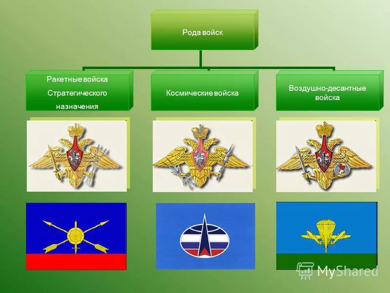 Рода войск входящие в вс рф