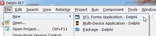 Application delphi. Delphi application.