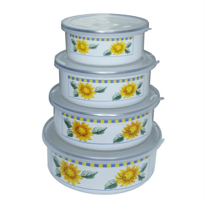 набор эмалированных мисок. набор эмалированных мисок с пластиковыми крышками (10 пр) release, rl-4902 a. набор мисок. набор эмалированных мисок. набор мисок с крышкой 7шт инокс.