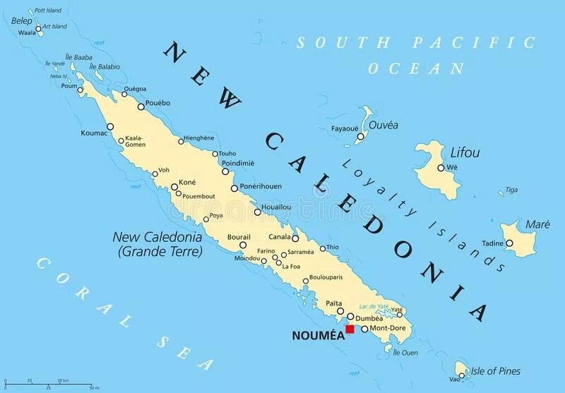 Остров новая Каледония на карте. Каледония на карте.