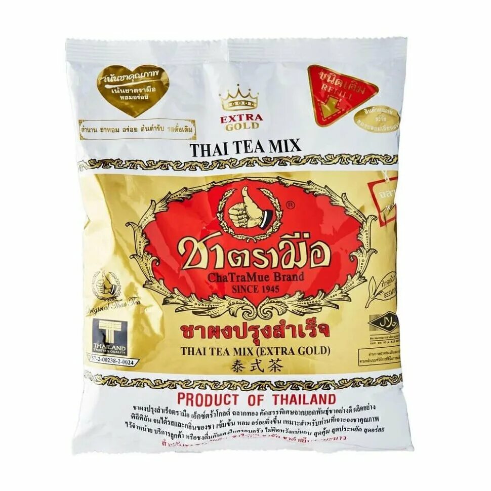 Extra gold. Тайский золотой чай CHATRAMUE, 400гр. Тайский золотой чай Extra Gold Thai Tea Mix. Тайский красный чай CHATRAMUE brand. Тайский чай Thai Tea Mix CHATRAMUE brand.