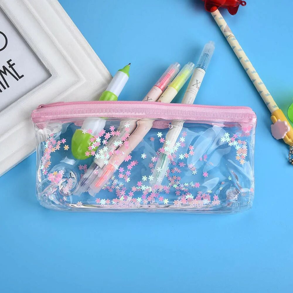 Pencil 2 case. Прозрачный пенал для школы. Пенал школьный прозрачный. Силиконовый пенал школьный. Пенал для школы для девочек прозрачный.