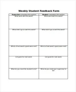 Week form of been