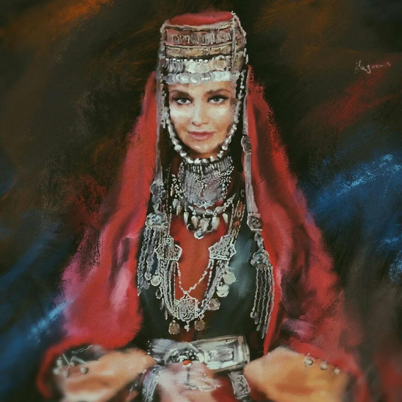 Diane Taraz. Armenian Taraz Art. Тараз армянский национальный костюм.