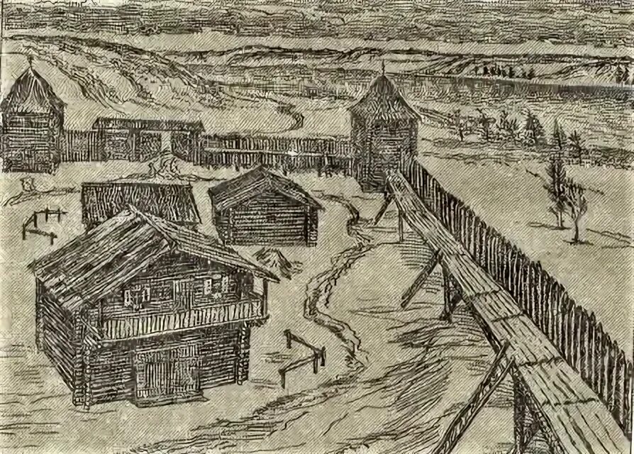 Основание рисунок. Обдорск XVIII век. Сибирский Острог 17 века. Острог в Сибири. Салехард 17 век.