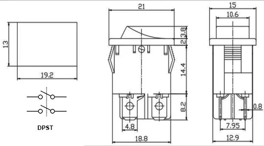 Выключатель kcd4 схема подключения Kcd2-2101 Rocker Anahtarı 4 Pin Açma-kapama Buy Rocker Anahtarı 4 Pin Açma-kap