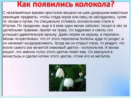 Что значат колокольчики