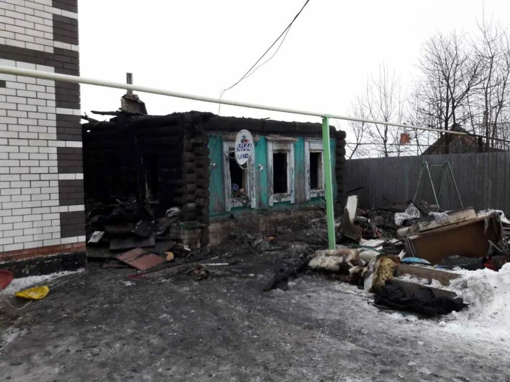Сгорел дом многодетной