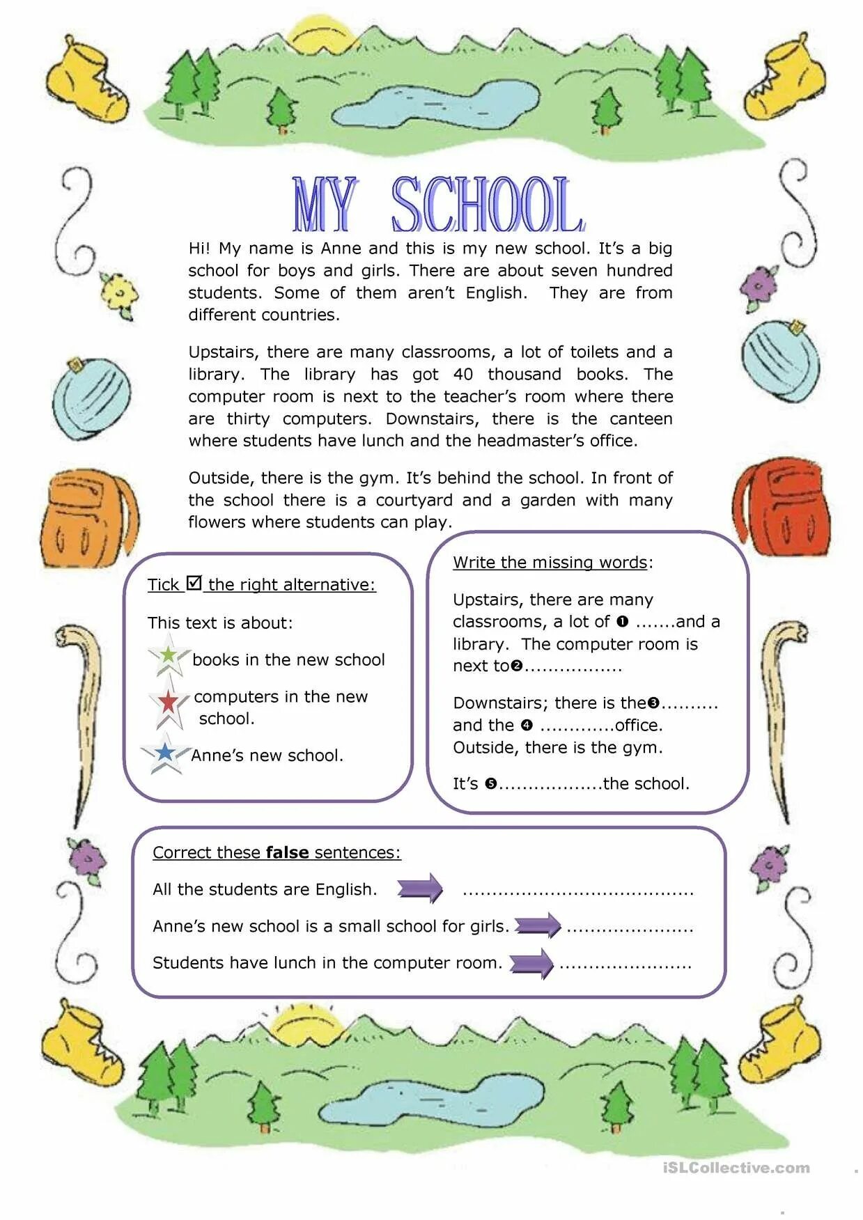 Worksheets чтение. English Worksheets чтением. Английский my School Worksheet. Задания на чтение английский. Writing activity 4