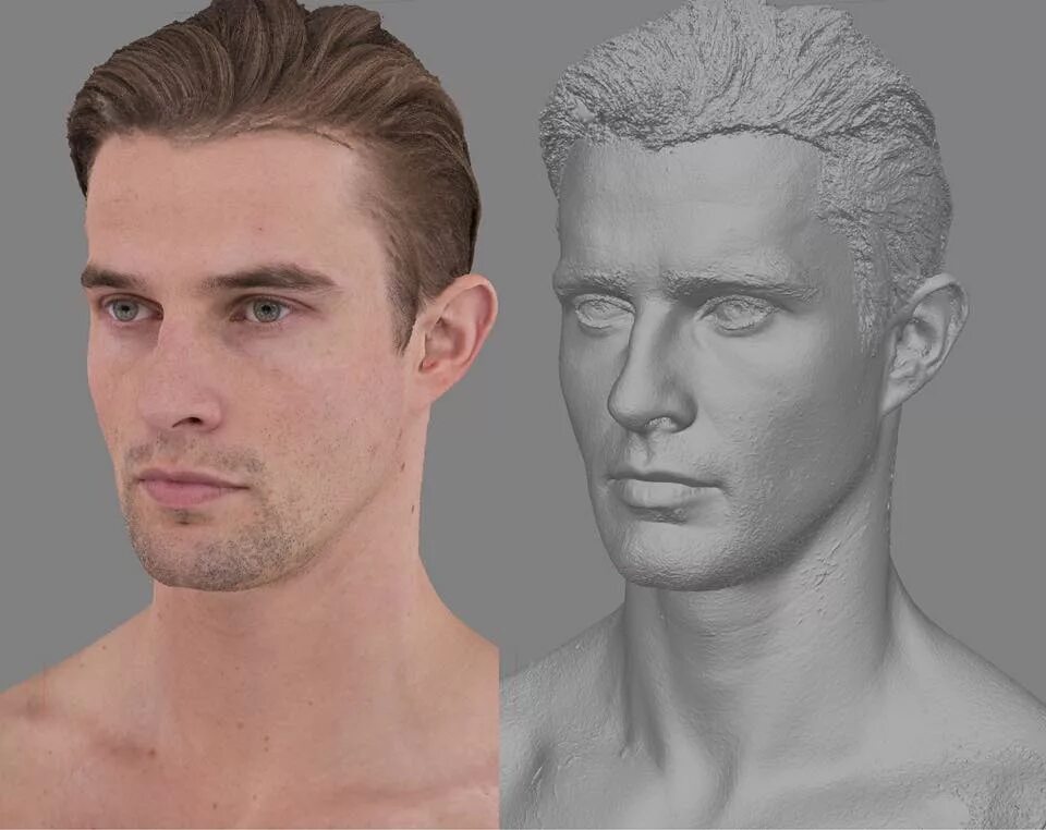 Scanned 3d model