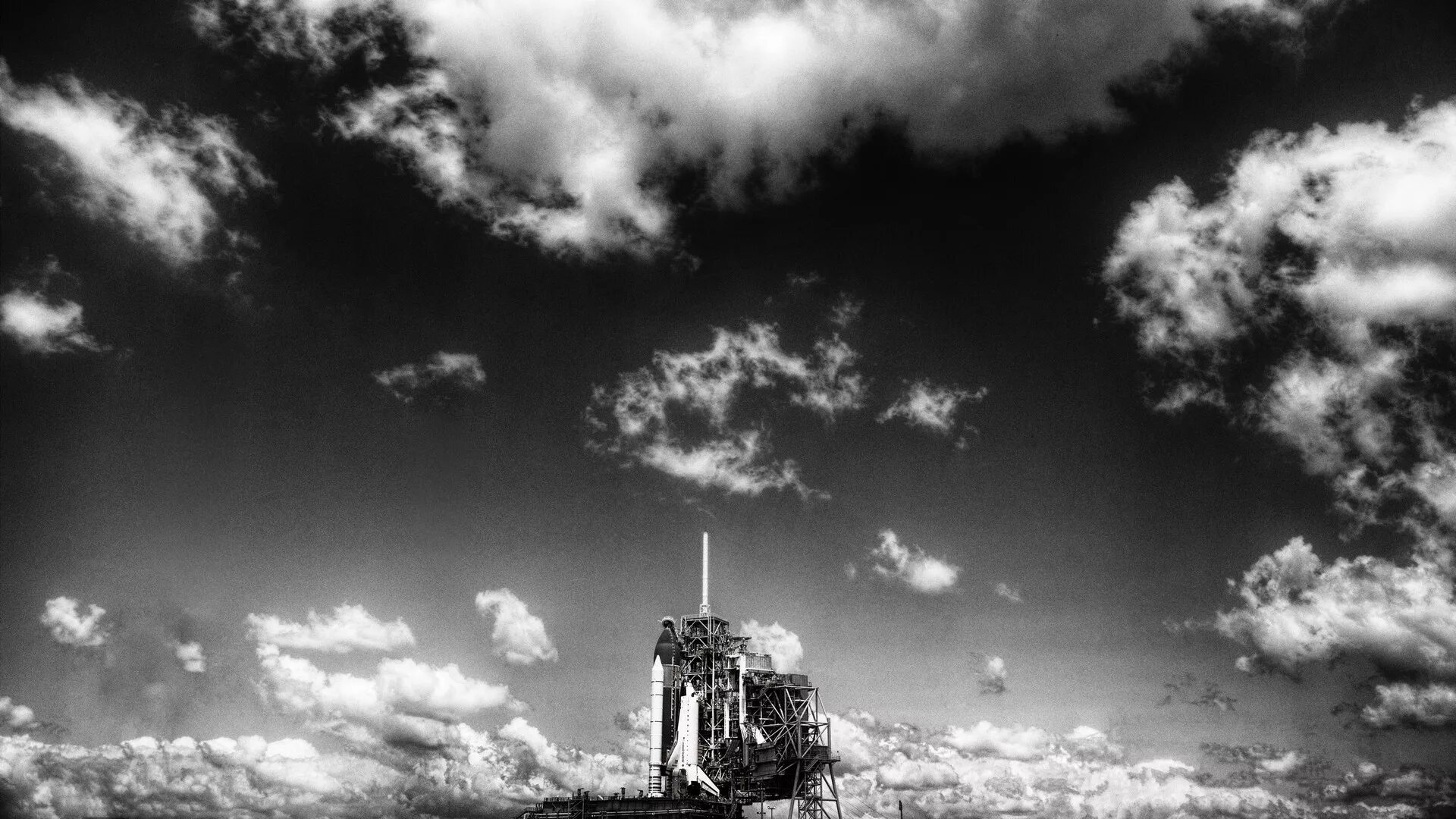 Monochrome sky