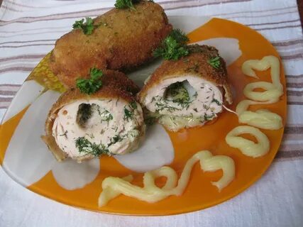 Котлеты по киевски с грибами
