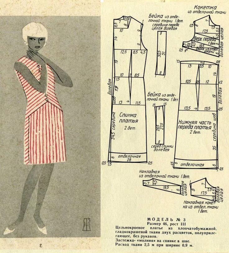 Платье 70 годов выкройка Pin on Выкройки 70-х г. Fashion sewing pattern, Vintage vogue sewing patterns, J