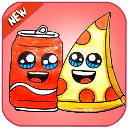 Еда няшка. Рисунки милой еды с глазками. Cute junk. Kawaii food. Cute junk.