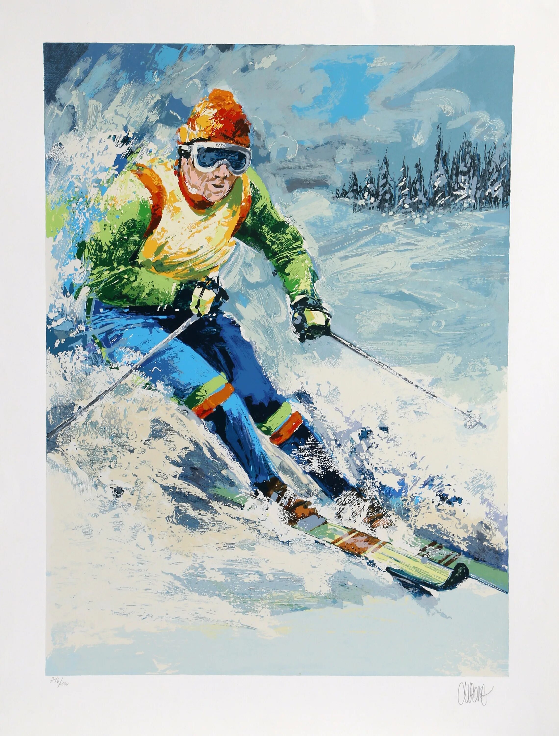 Картина лыжники. Горные лыжи живопись. Картина горные лыжи. Живопись горнолыжный спорт. Горные лыжи арт.