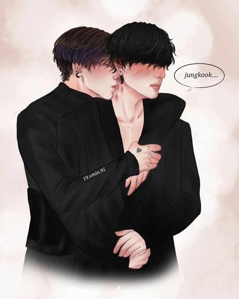 Вигу любовь ненависть. Bts art 18 вигуки. bts art вигуки. bts vkook арт 18. вигуки бтс комиксы.
