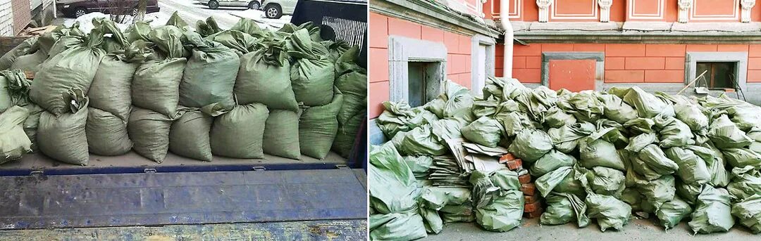 Используем мешки. Мешки пп 1.1х870. строительный мусор. мусорные мешки для строительного мусора. большие мешки для строительного мусора.