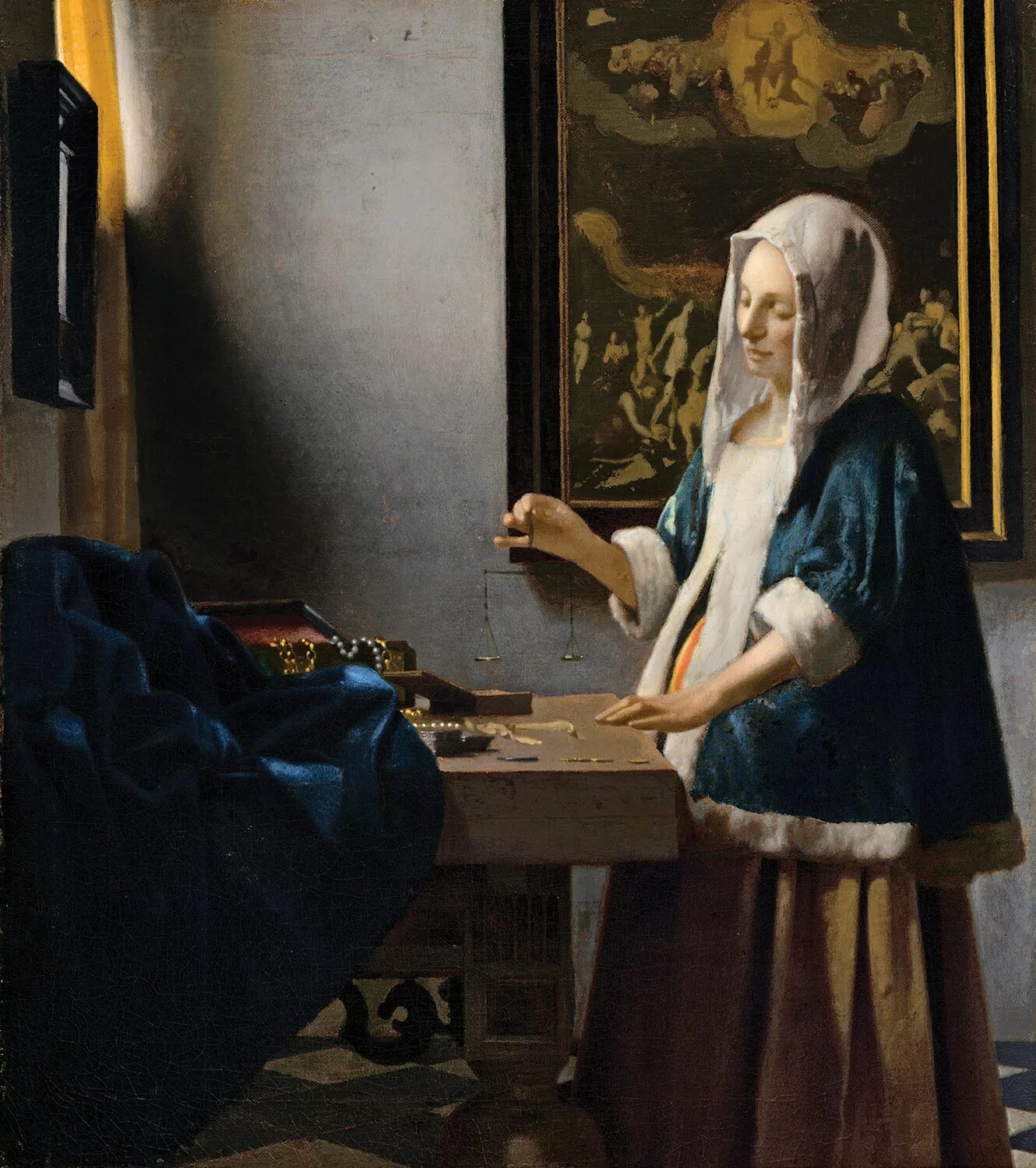 Краски вермеера genshin. Вермеер Дельфтский художник. Вермеер аллегория католической веры.