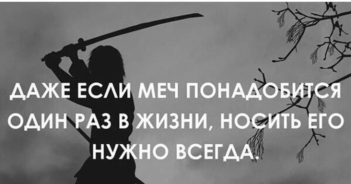 Целях хотя бы раз. Даже если меч понадобится. Даже если меч понадобится один. Даже если меч пригодится один раз в жизни. Меч цитаты.