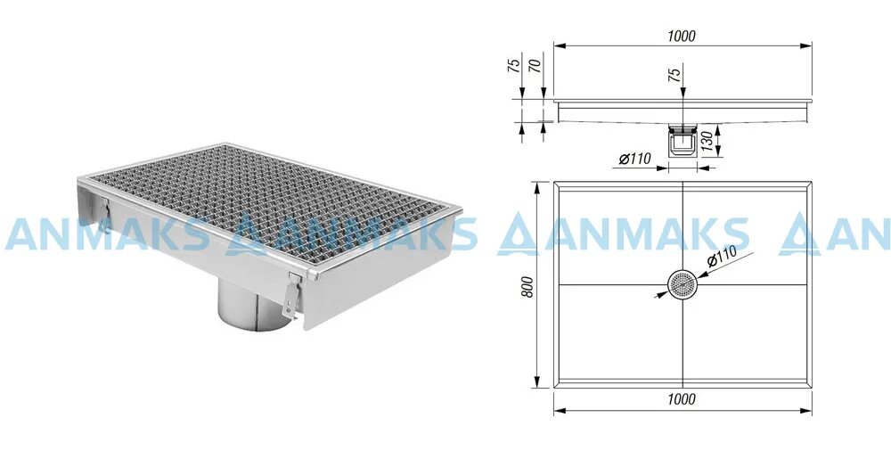 Трап внутрипольный 1000х100 мм. Трап anmaks w200/110v1. Трап с гидрозатвором нержавеющий 70х700мм Haiba с горизонтальным выходом. Трап металлический прямой ф110. Вес трапа