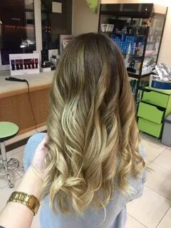 Мелирование на русые длинные