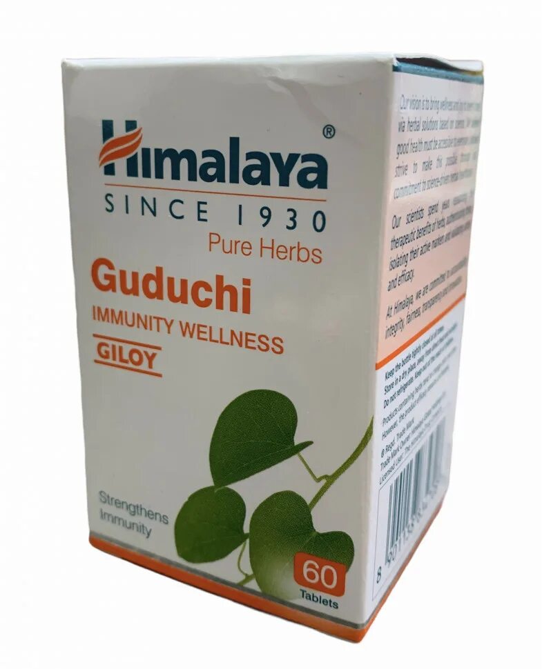 Гудучи (Guduchi) Himalaya. Гудучи Хималая таблетки. Himalaya Guduchi 60 табл. Гудучи, 60 таб, производитель Хималая Guduchi, 60 Tabs, Himalaya.