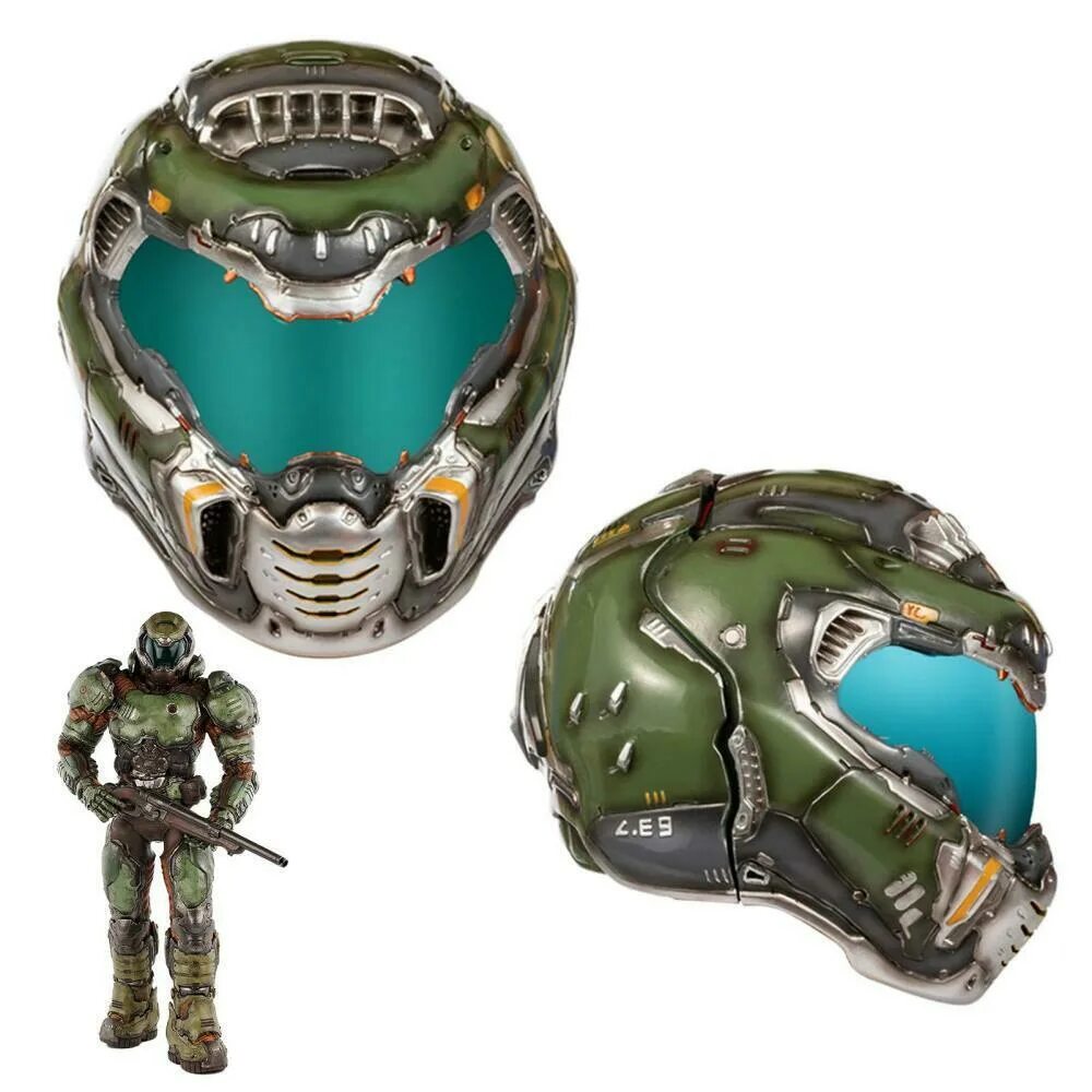 Маски doom. Doom slayer helmet. doom 2016 шлем. doom slayer маска. мотошлем doom slayer.