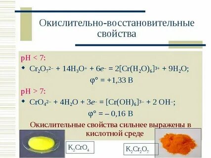 Cr h2o 4