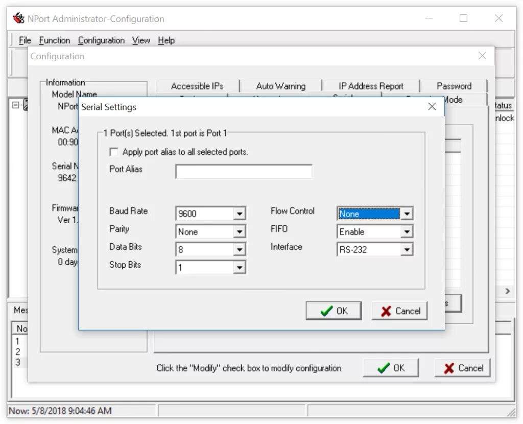 NPORT 5110 программа. NPORT Administrator. RS конфигурация. Конфигурации РС что это. Modify configurations