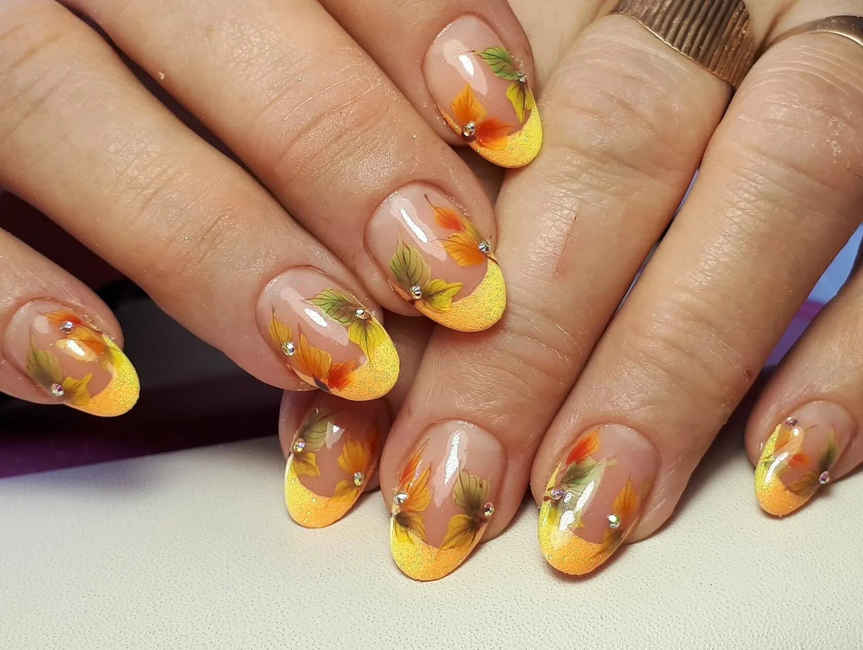 Пин от пользователя Олеся Ершова на доске Nail Art Осенние ногти, Красивые ногти