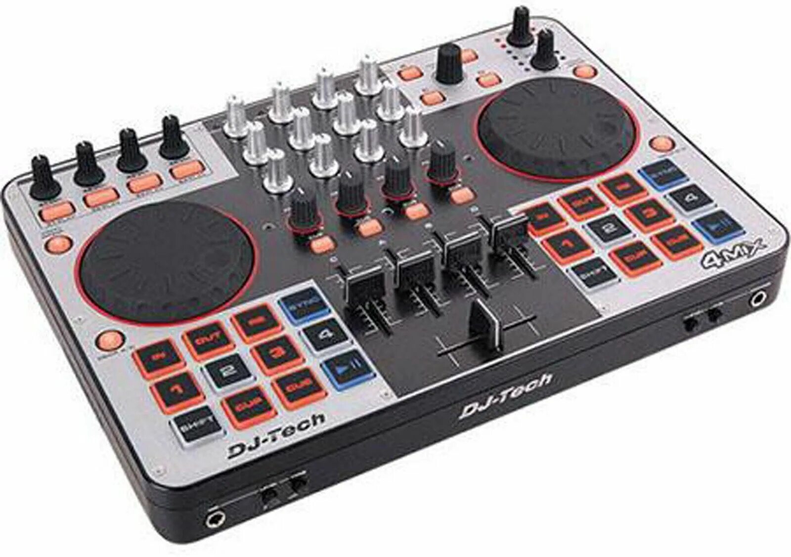Контроллер для диджея. DJ Midi Controller. 4х канальный Midi DJ Akai. Vestax VCI 100. USB Midi контроллер Vestax Pad one.
