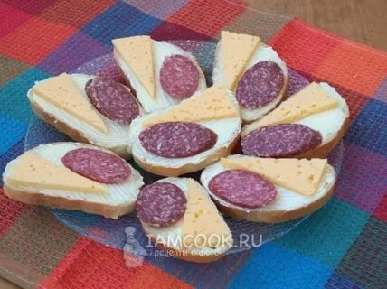 Картинка бутерброда с колбасой