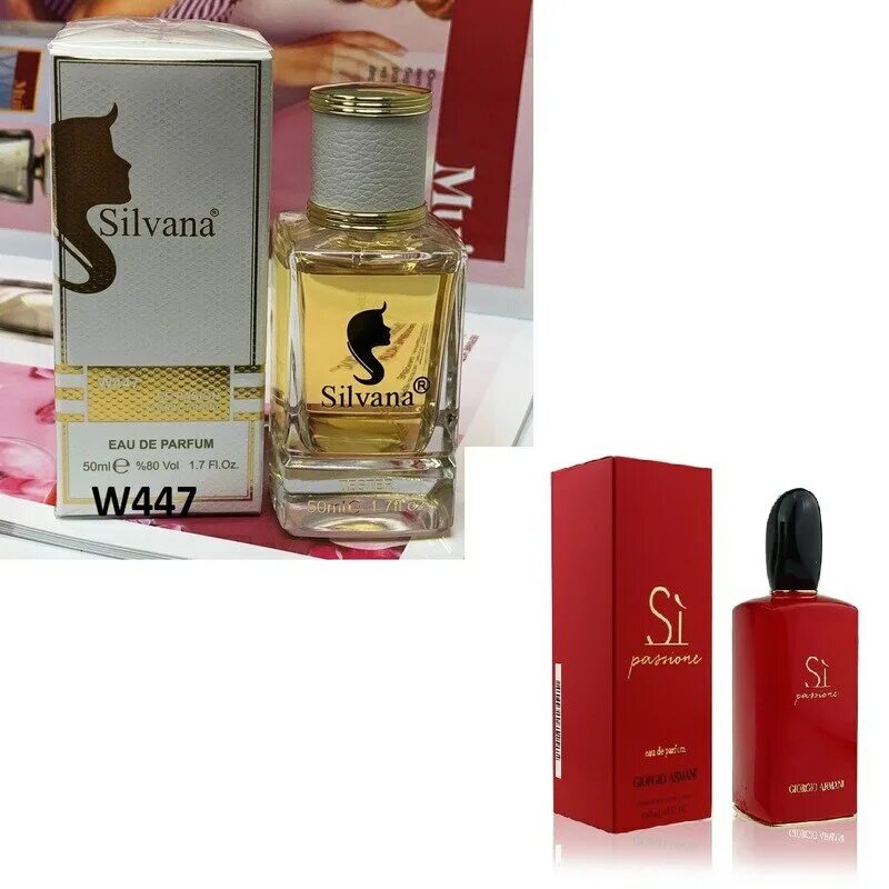 Shaik w 346 Giorgio Armani si passions 50 ml. W363 Rush 2 Silvana 18 мл. Духи w446 Miracle Floral Citrus.