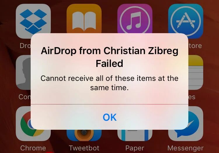 Cannot receive