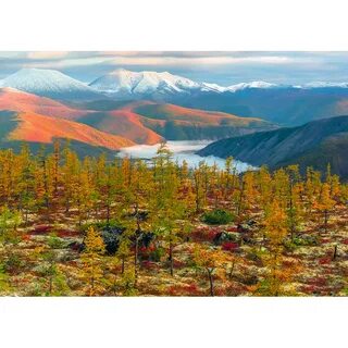 Тундра горы без леса якуты