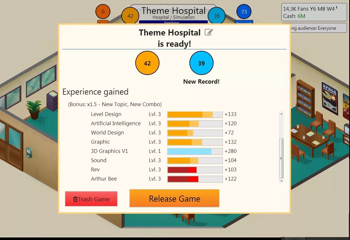 Игры как game dev tycoon. Гейм дев тайкун таблица. dev tycoon 2 таблица. гейм дев тукон комбинации. game dev tycoon.
