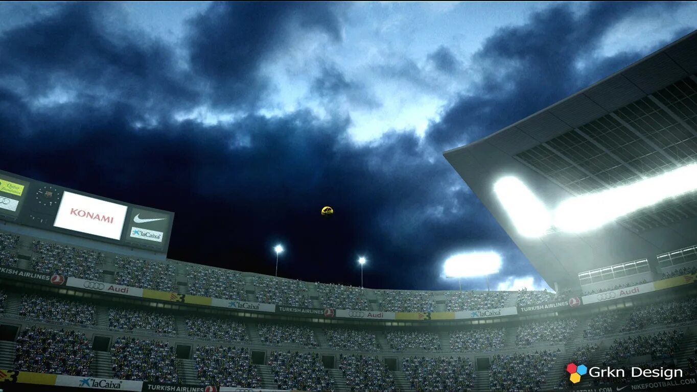 Stadium 7. Amazing Stadium. PES 2013 New background Video-GRKN Design. Февр.1втkaleoмузыкаadrenaline stadium7:00 PM.