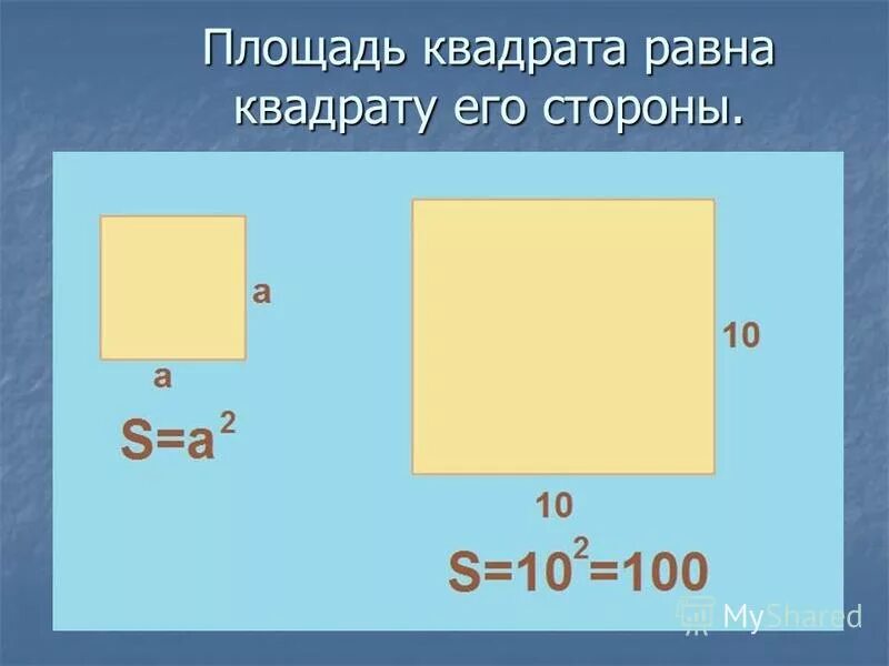 Какова площадь квадрата. Площадь квадрата. Площадь квадрата равна его. Площадь квадрата равна квадрату его стороны. Площадь квадрата 5 класс.