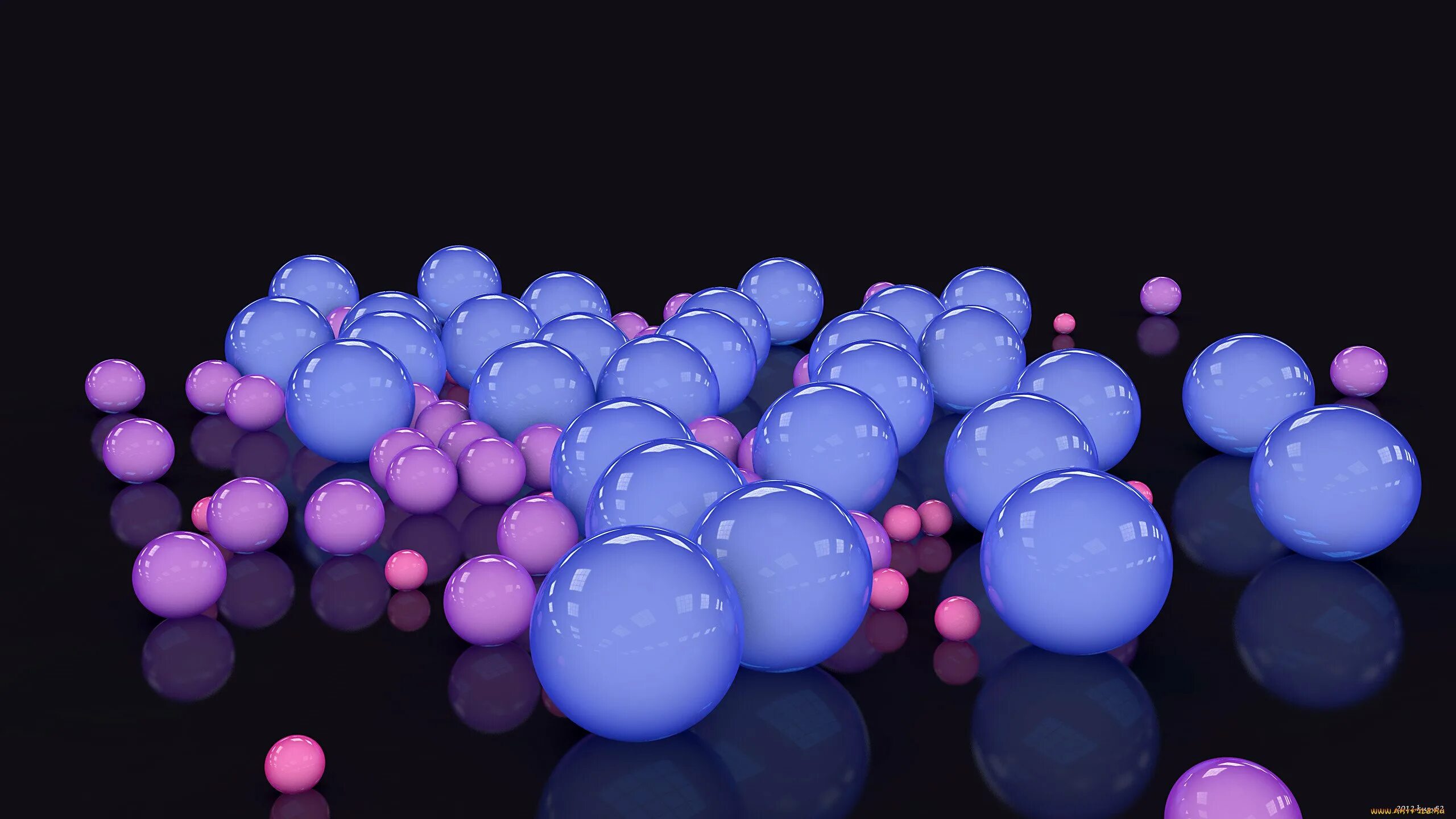 Разноцветные шары. Разноцветные пузыри. Обои шары. Шарики на рабочий стол.