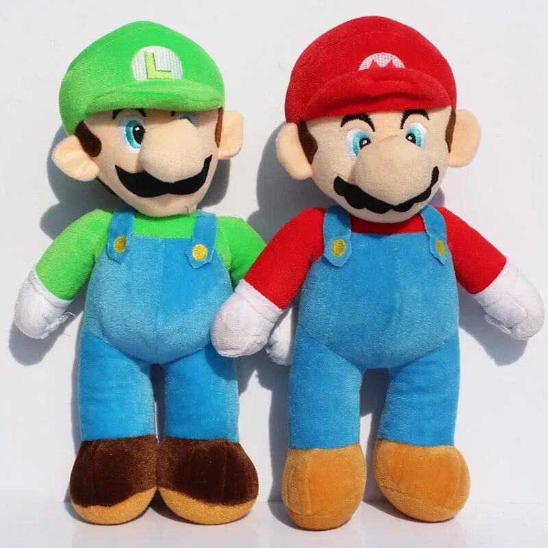 Купить mario bros. Игрушки Марио и Луиджи. Марио и Луиджи мягкая игрушка. Super Mario Bros игрушки. Super Mario Bros игрушки мягкие.