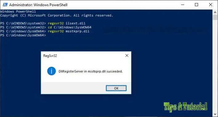 Зарегистрировать dll windows 7