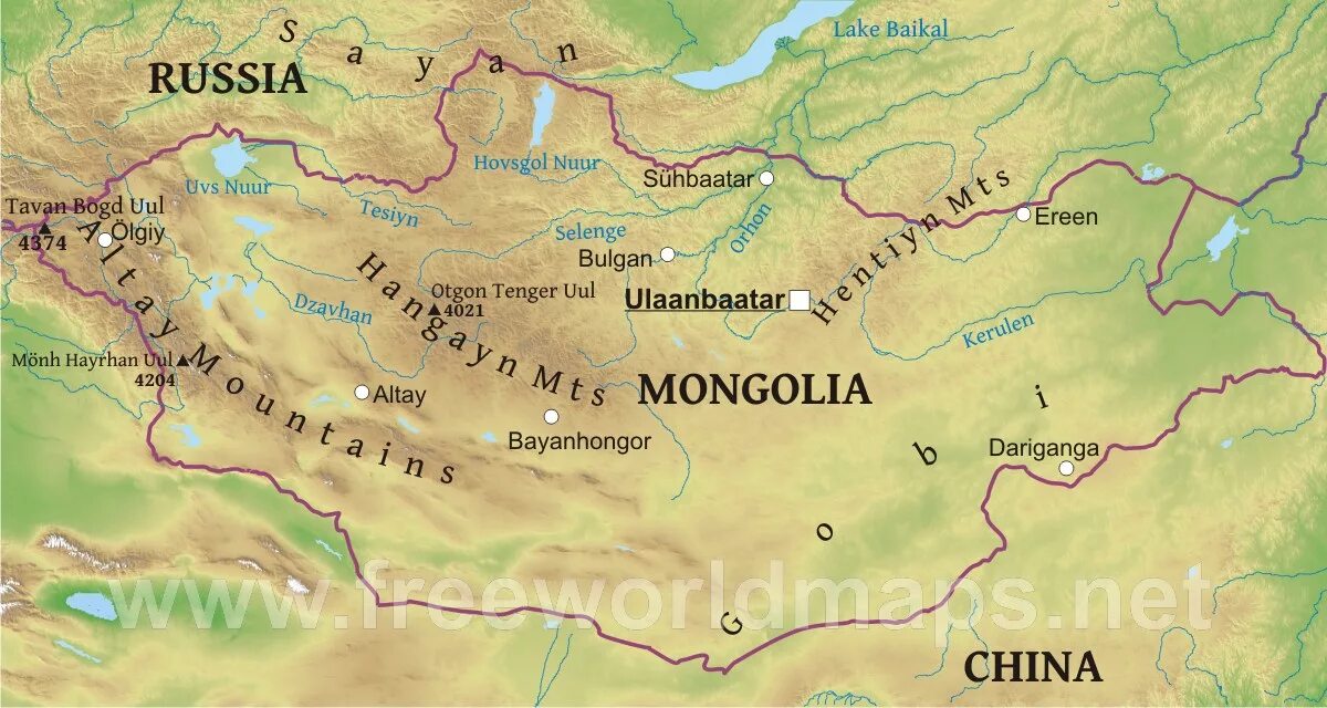 Река протекающая в россии и монголии. Монголия карта географическая. Река Керулен в Монголии на карте. Река Онон Монголия.