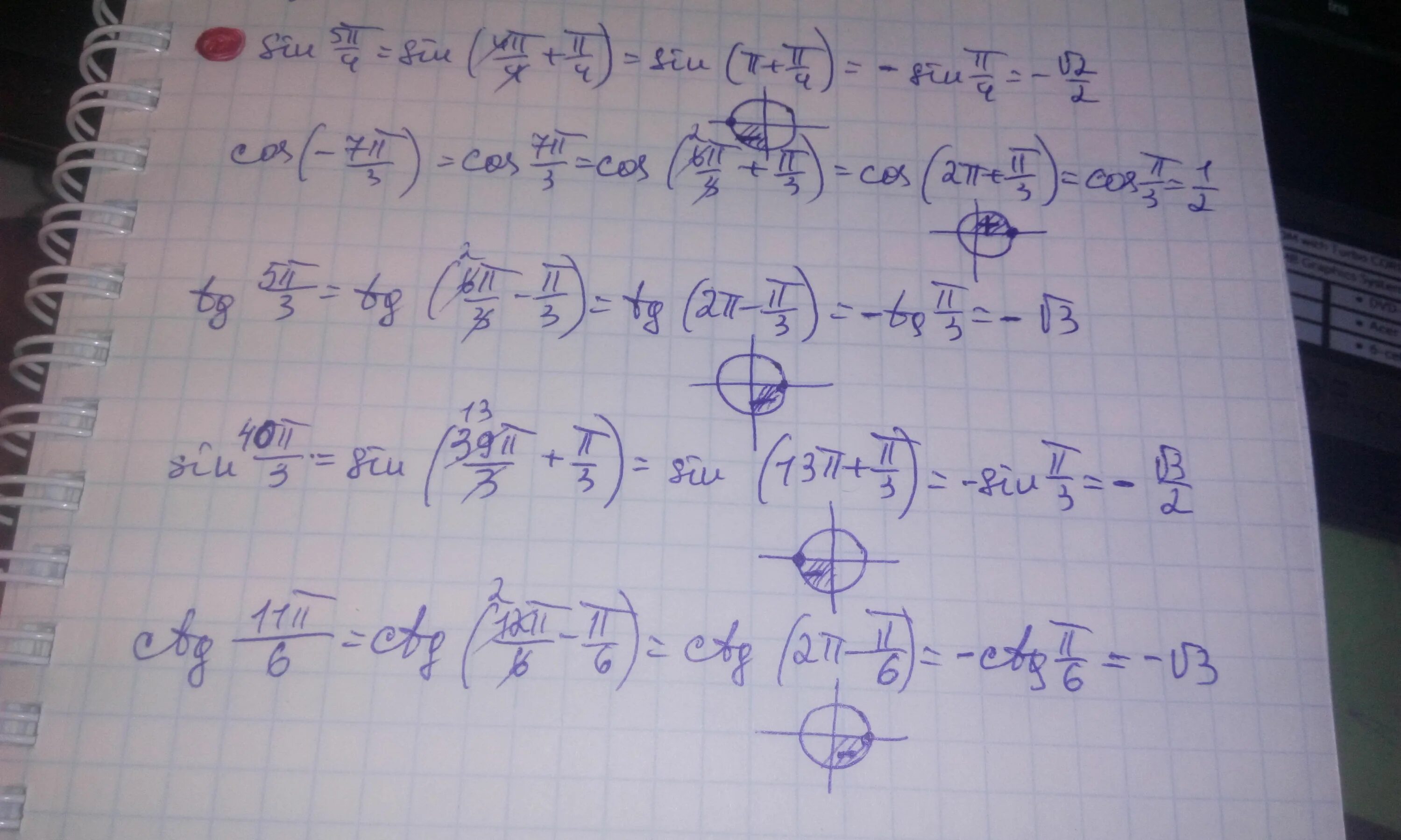 Вычислите ctg 0. Синус Pi/3. Cos пи на 3. Sin пи на 6. TG 2пи/3.