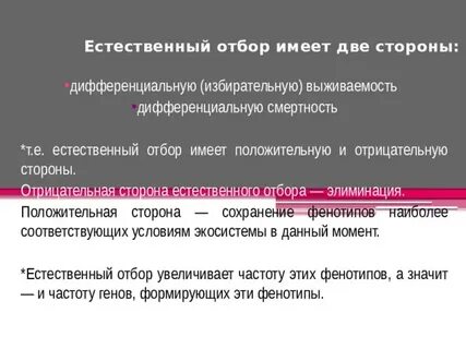 Отбор идет