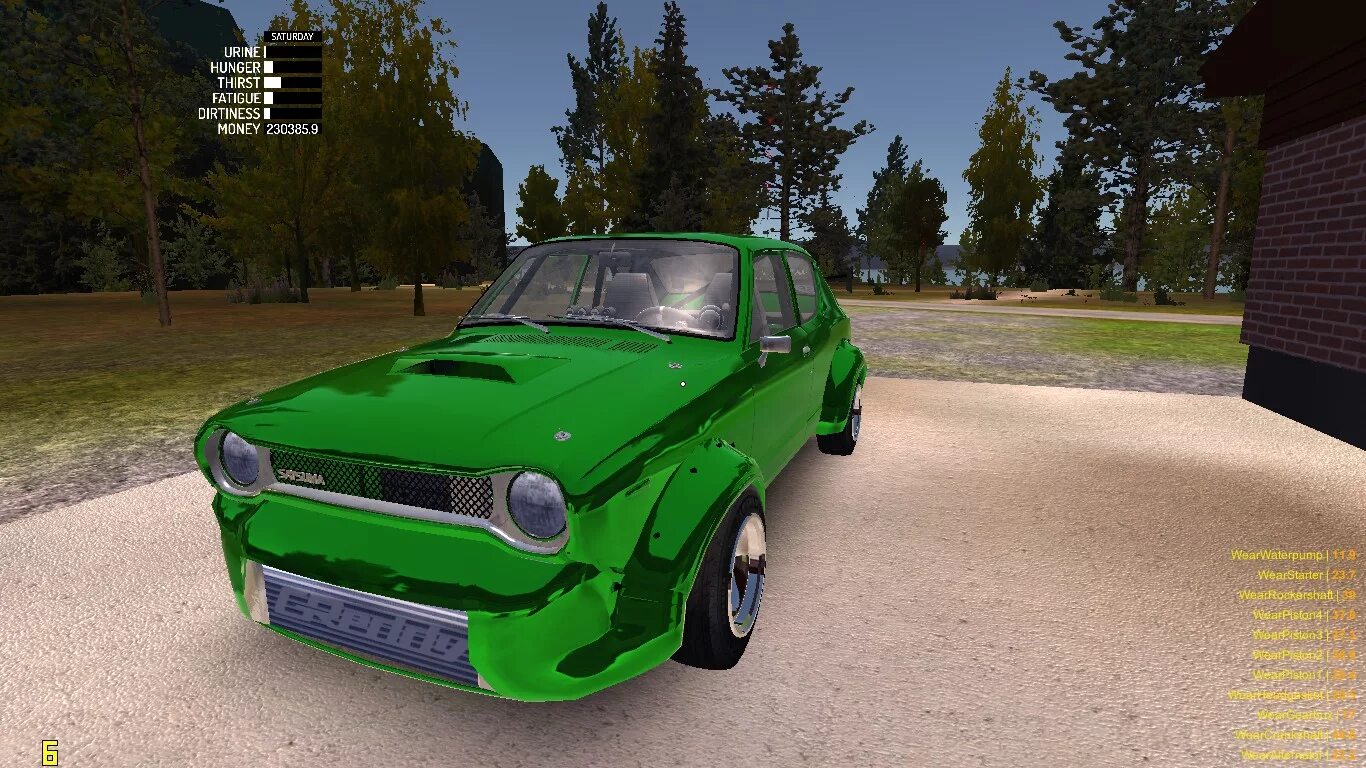 Сохранение май саммер кар тюнинг. My Summer car ВАЗ 2106. My Summer car Nissan Skyline. Май Самер кар мод Москвич 2140. Сатсума стенс.