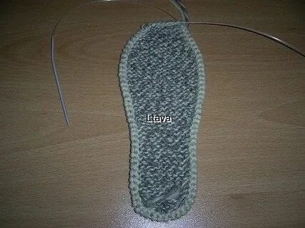 Вязание тапочек удобные