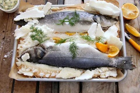 Форель в соли