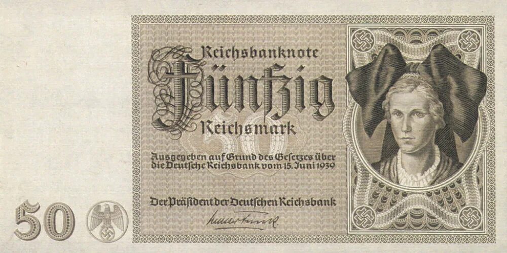 Деньги второй мировой войны. Банкнота третьего рейха. Купюры 3 рейха. Фашистские банкноты. Бумажные деньги рейха.