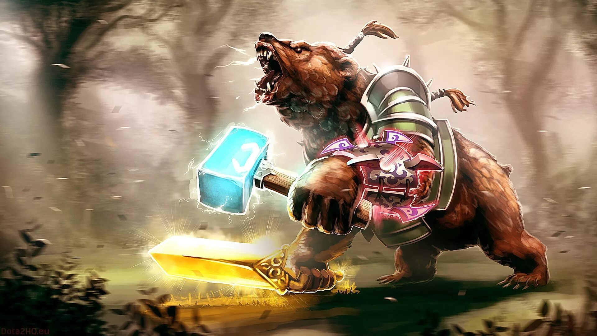 Lone druid dota 2 медведь. Spirit bear lone druid. Медведь лон друида. Лон друид дота. Lone druid медведь.